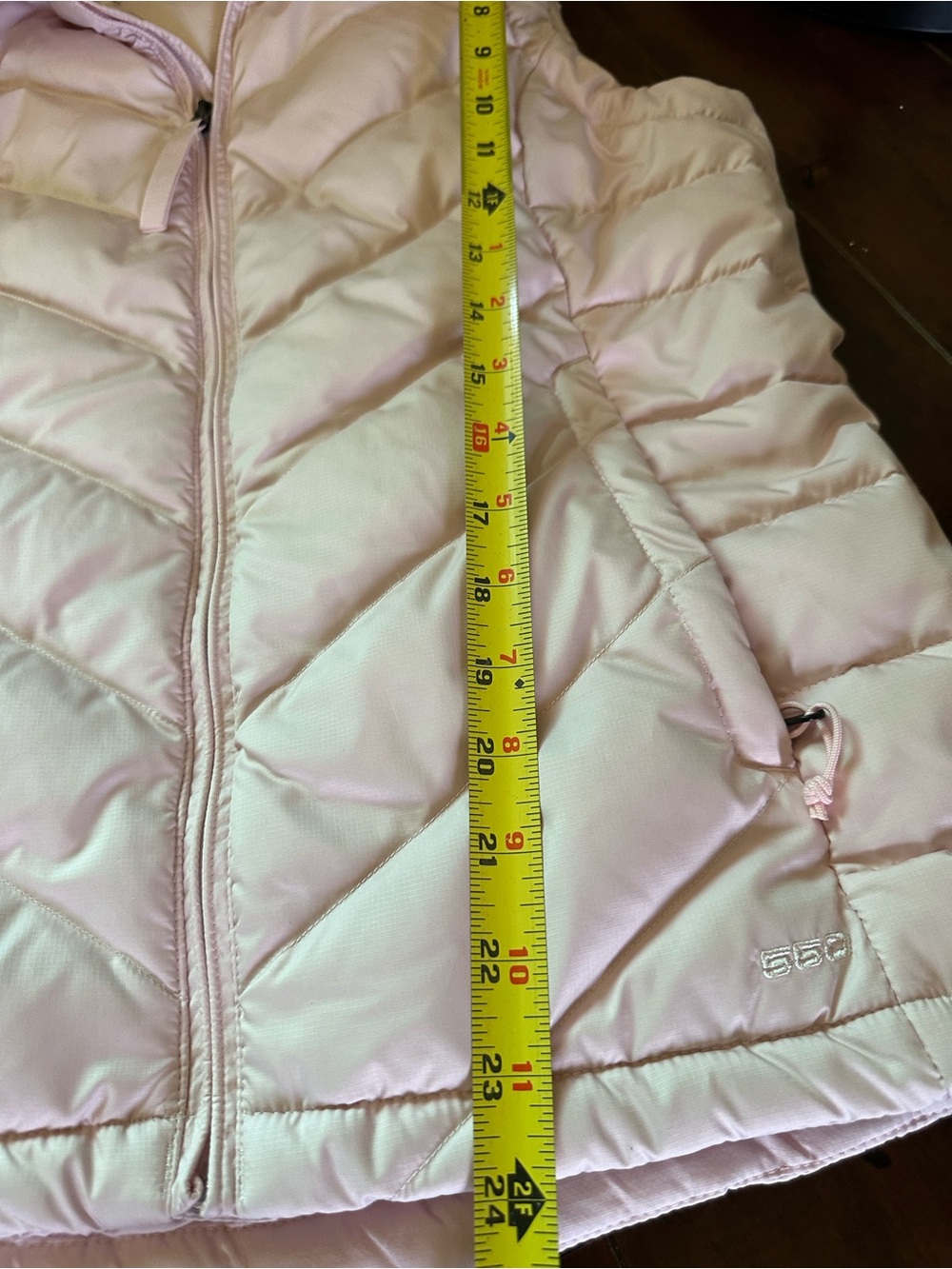 The North Face Pale Pink Quilted Puffer Vest - Picture 4 of 7